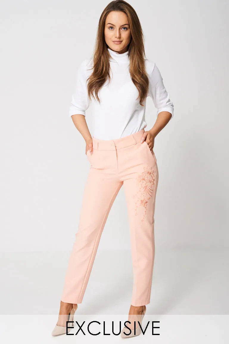 Exclusive Collection Embroidered Trousers