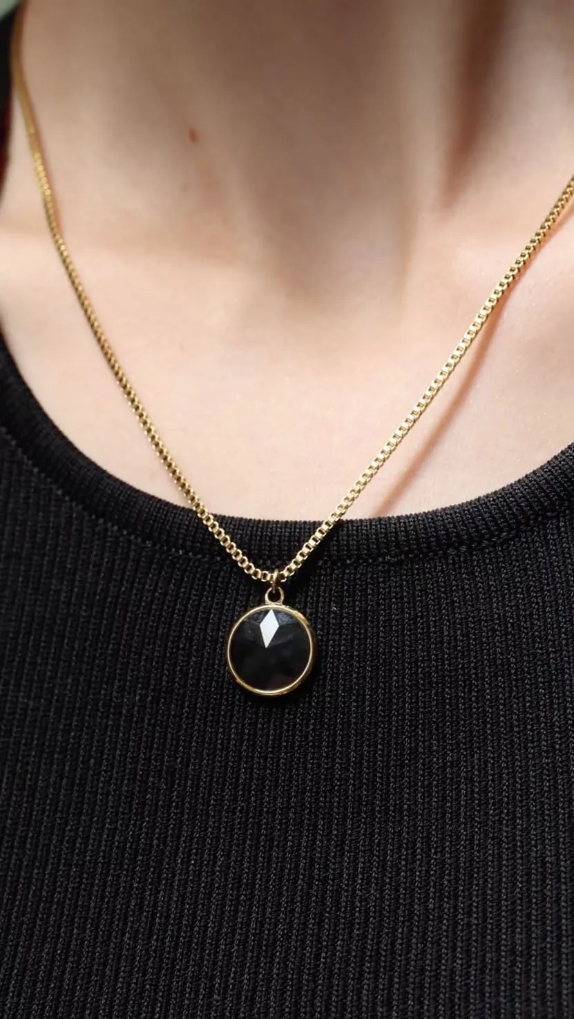 Facet Pendant Necklace JS.0008