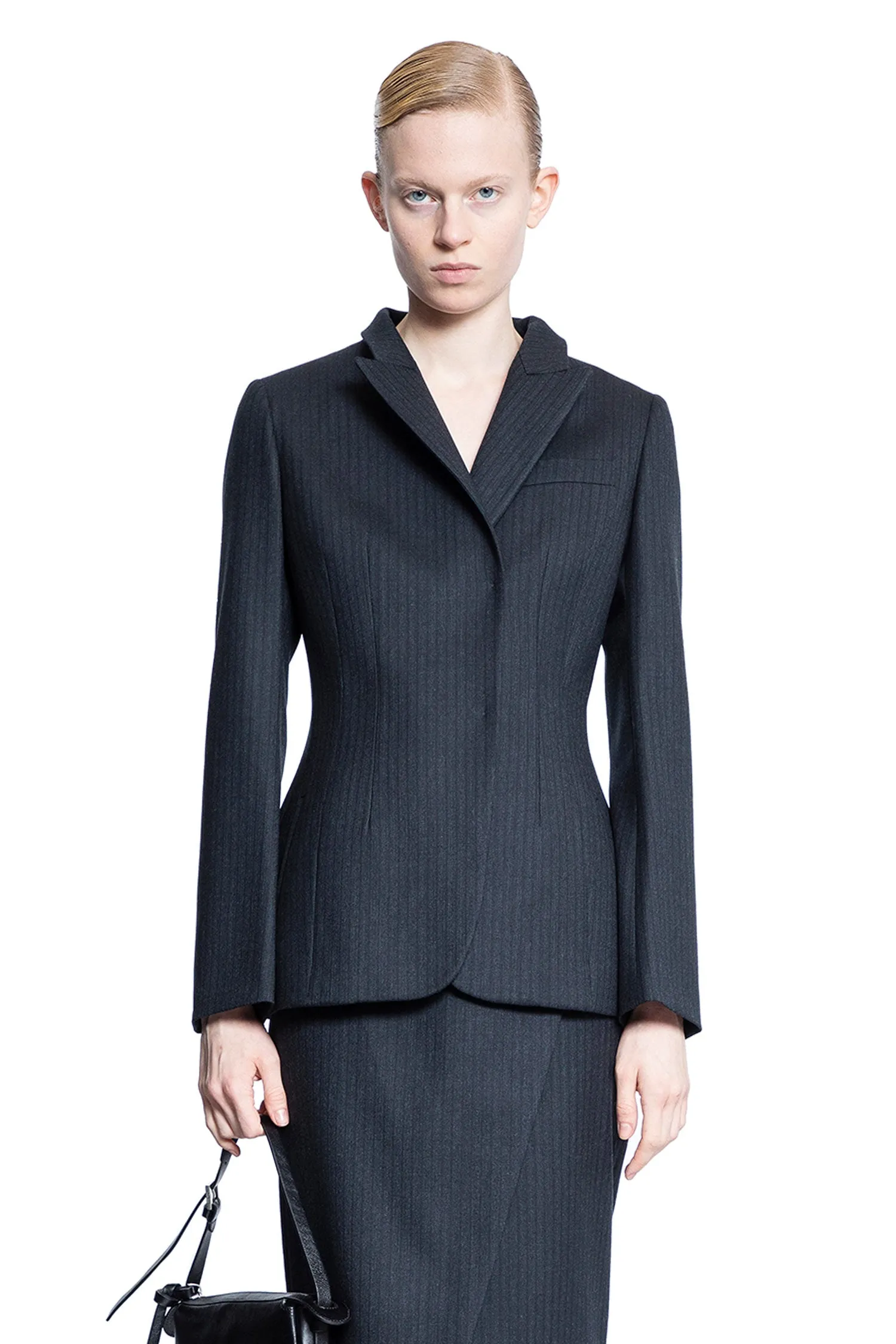 FENDI WOMAN BLACK BLAZERS