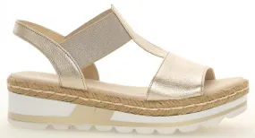 *FINAL SALE*22723.89 - Metallic Beige Leather