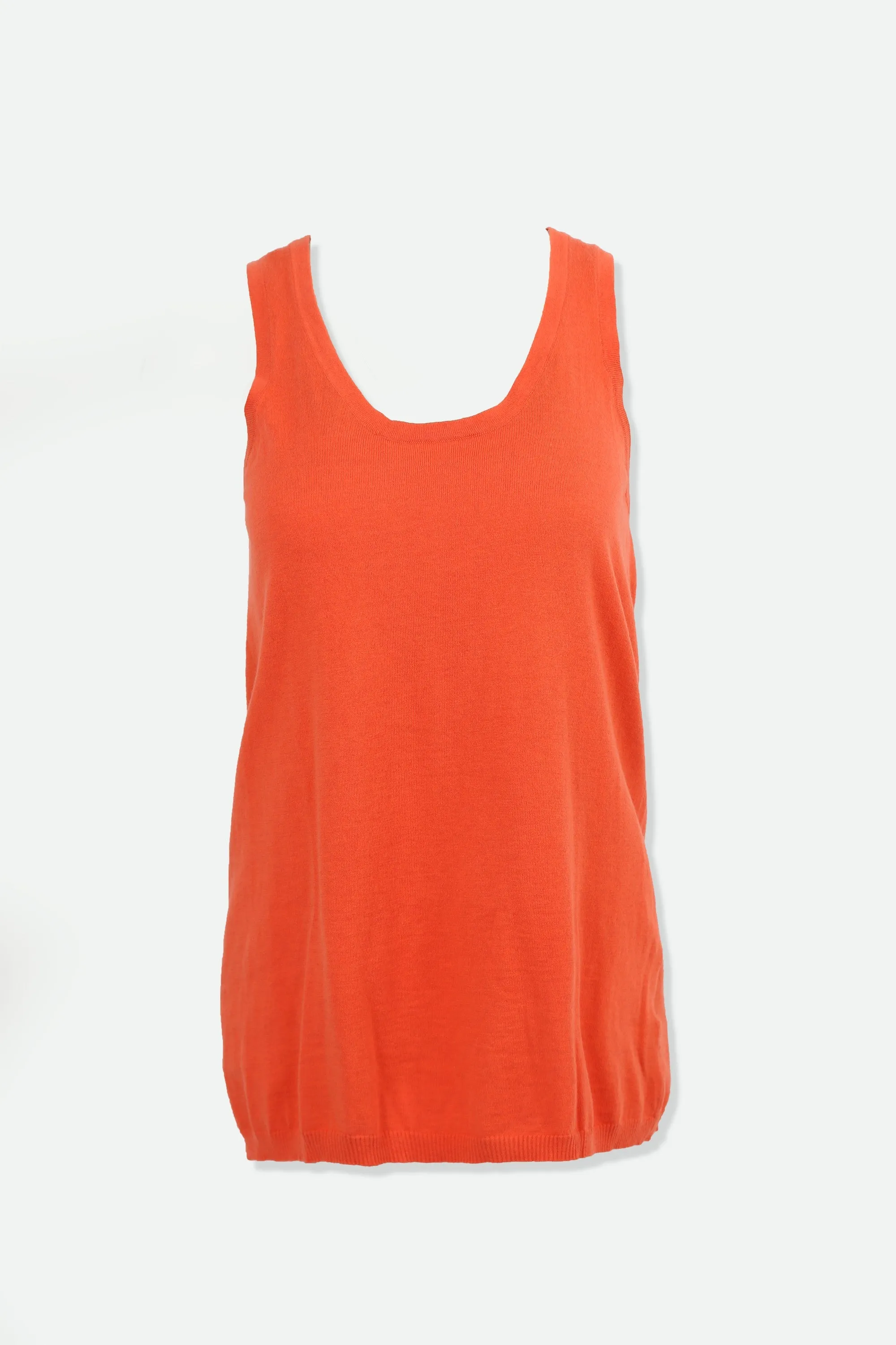 FINE GAUGE SILK & CASHMERE TANK TOP