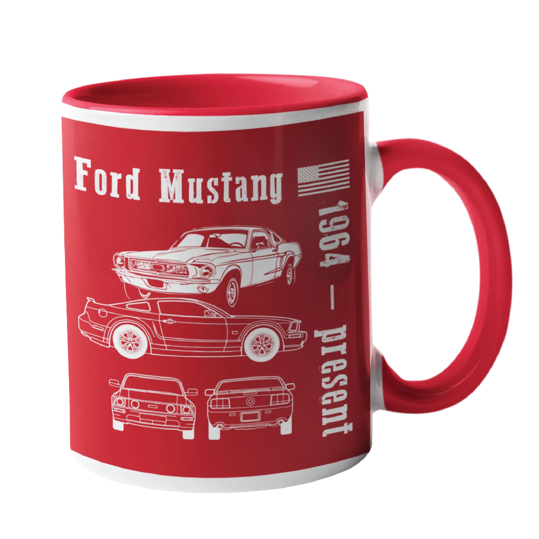 Ford Mustang, Classic Car Mug