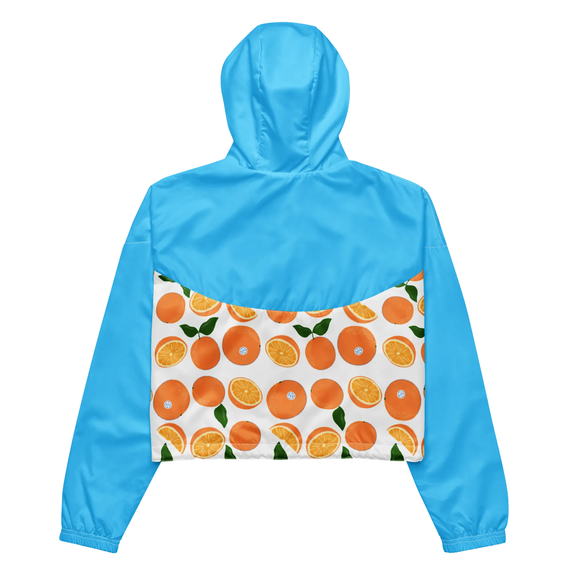 Freshly Squeezed Blue Women’s cropped windbreaker