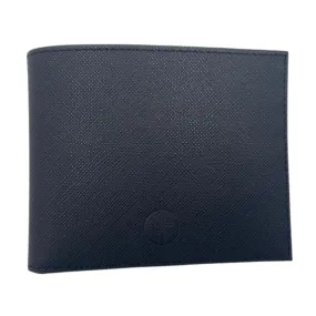 GIORGIO ARMANI Bifold Saffiano Leather Wallet - Black New w/Tags