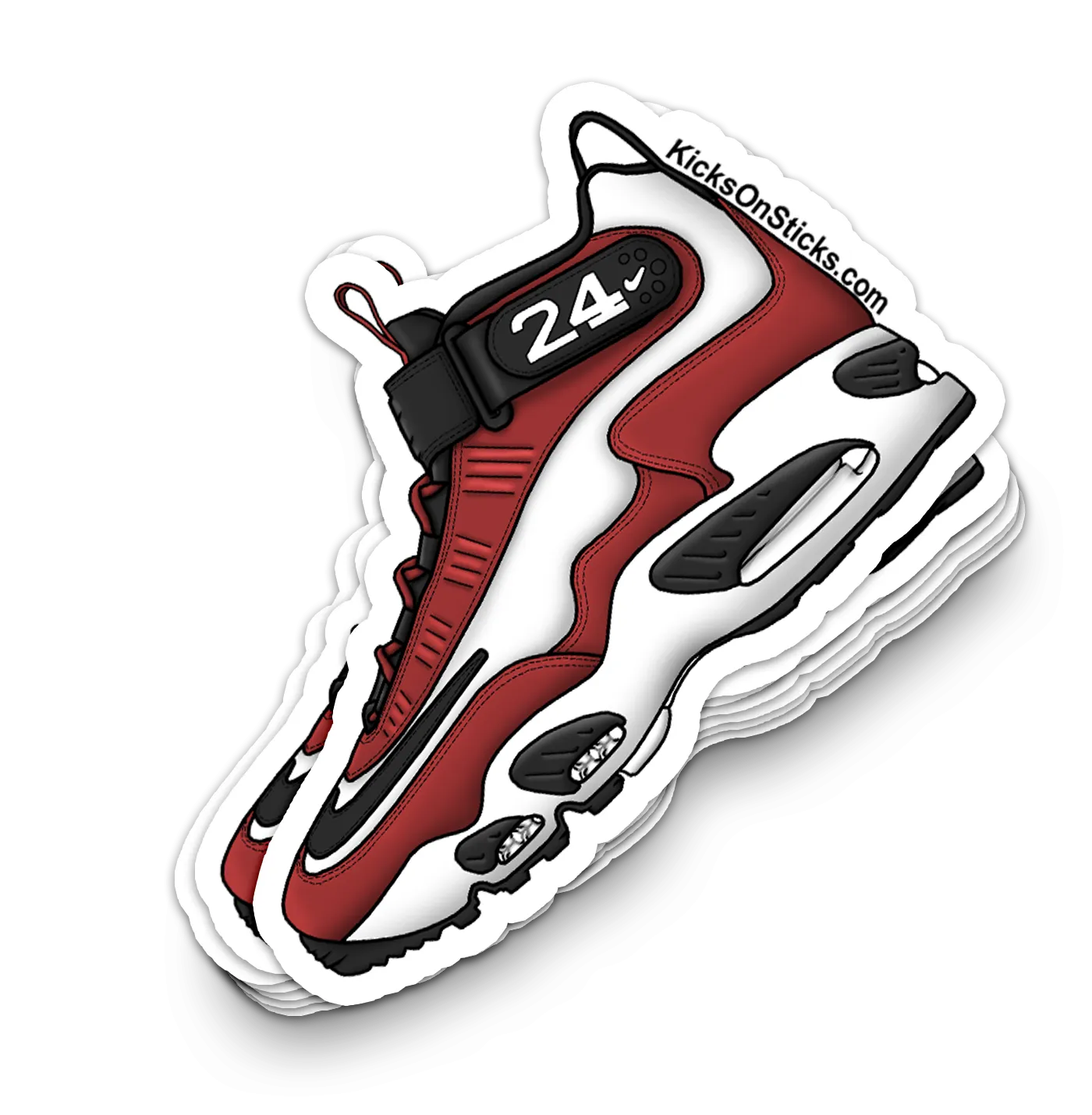 Griffey Max "Cincinnati Reds" Sneaker Sticker