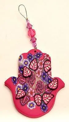 Hanging Hamsa Hand For Home entrance Blessing ( small )