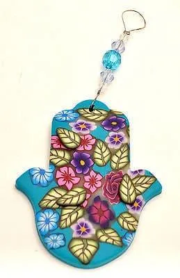 Hanging Hamsa Hand For Home entrance Blessing ( small )