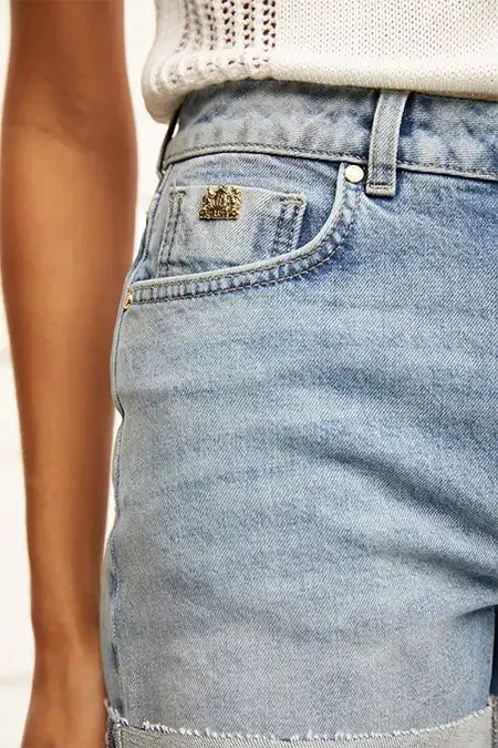 High Rise Denim Short (Vintage Indigo)