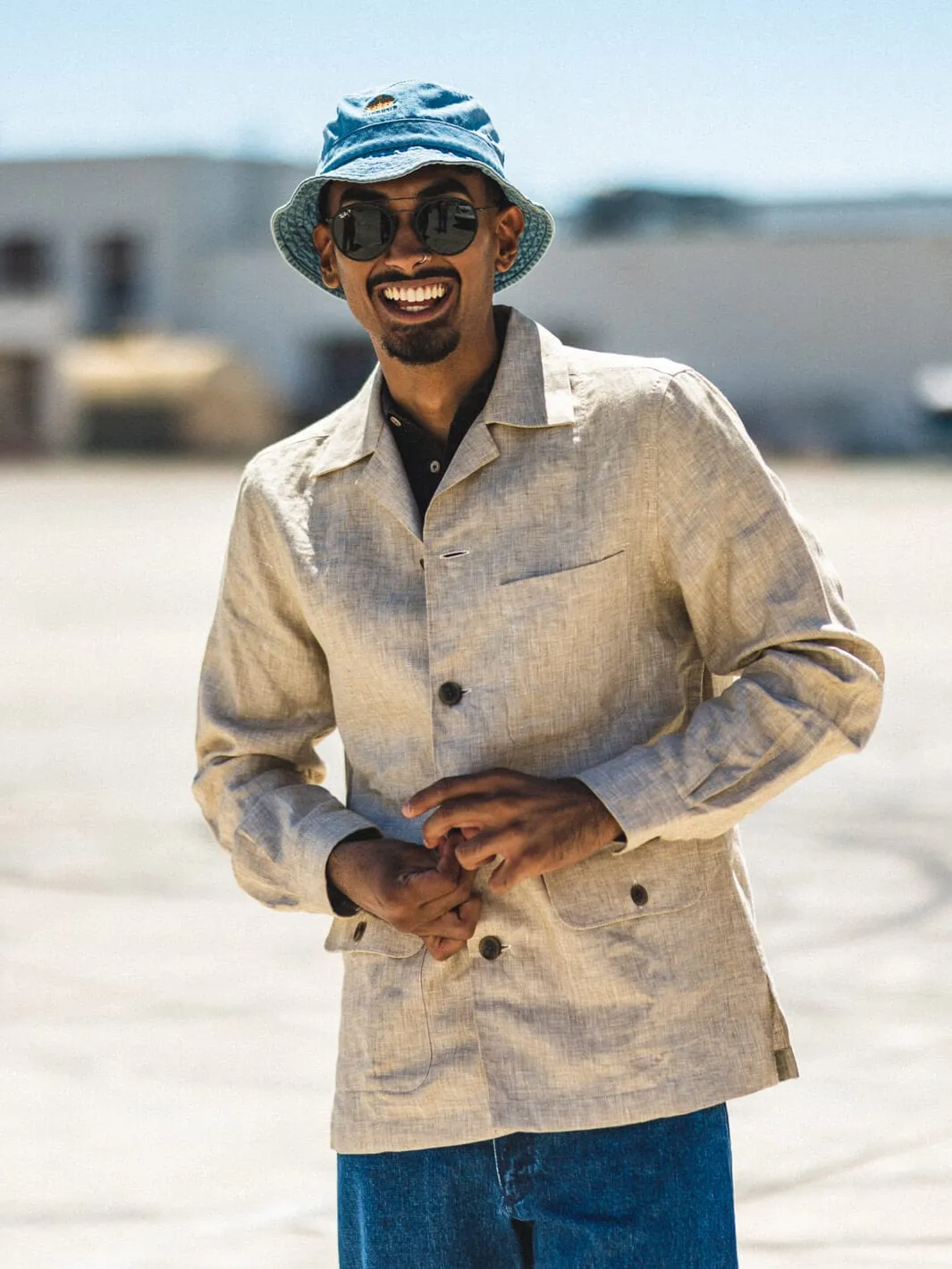 Italian Linen Traveler Jacket