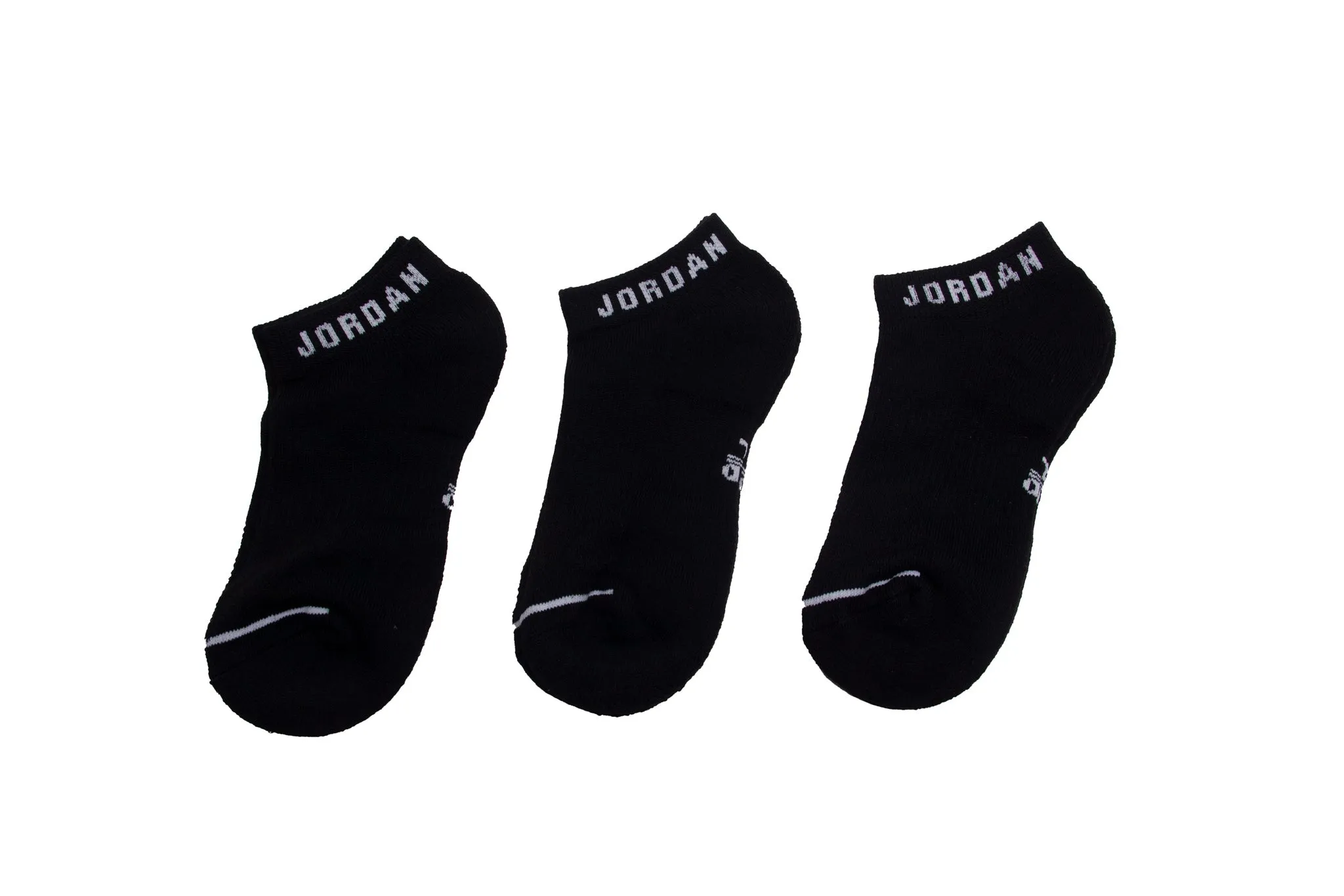 Jordan Everyday 3 Pair Invisible Socks "Black"