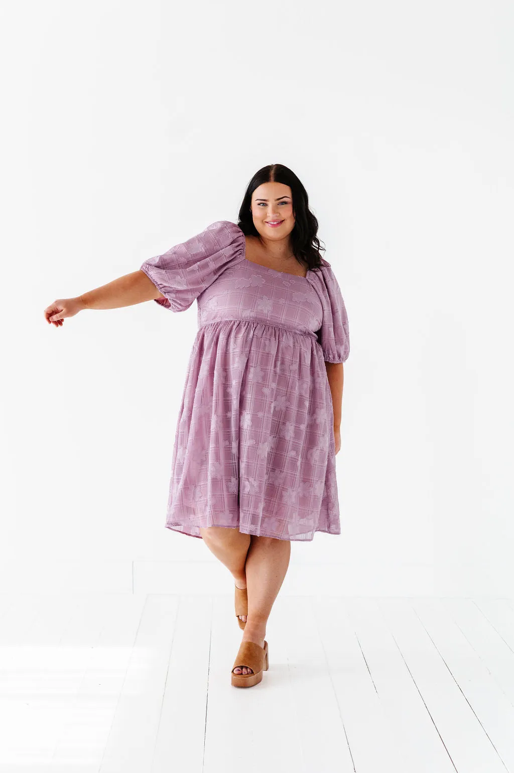 Julietta Dress in Lavender - Size 2X Left