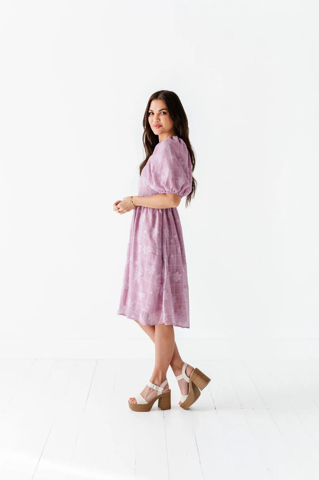 Julietta Dress in Lavender - Size 2X Left