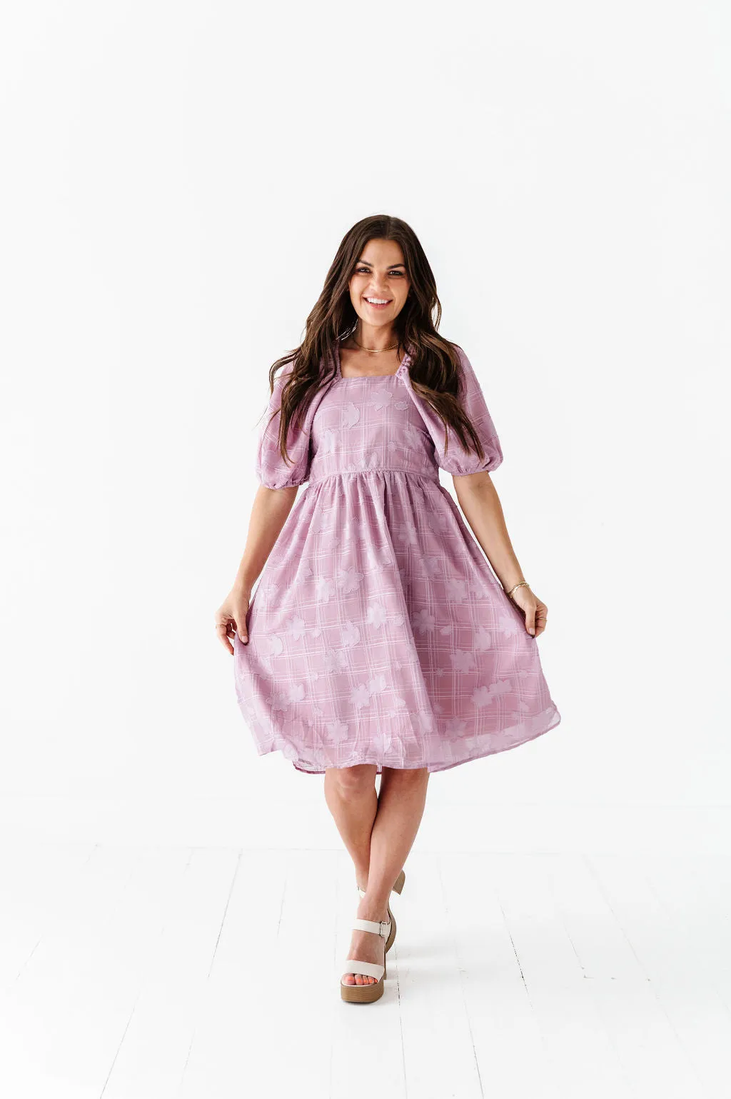 Julietta Dress in Lavender - Size 2X Left