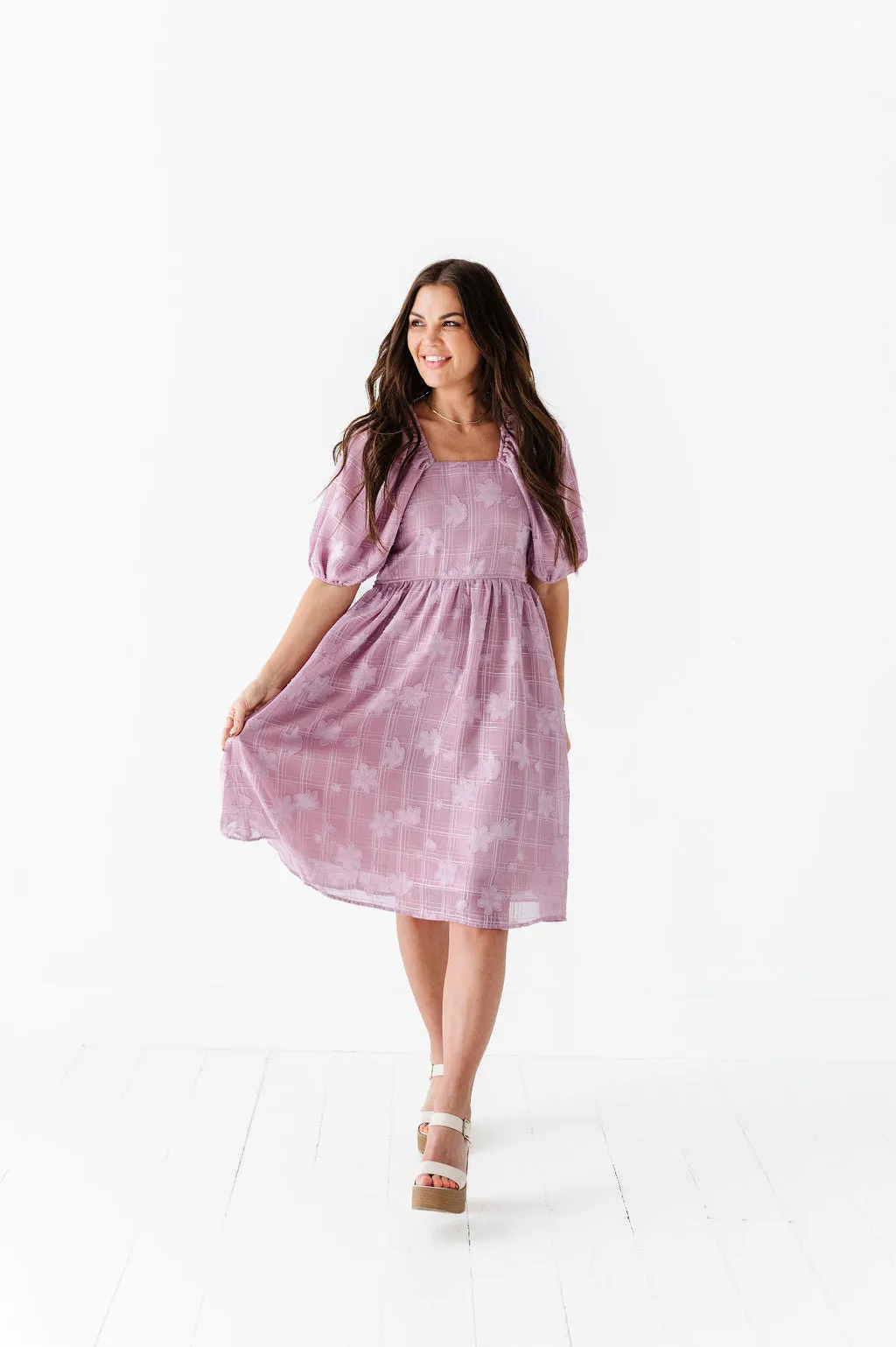 Julietta Dress in Lavender - Size 2X Left