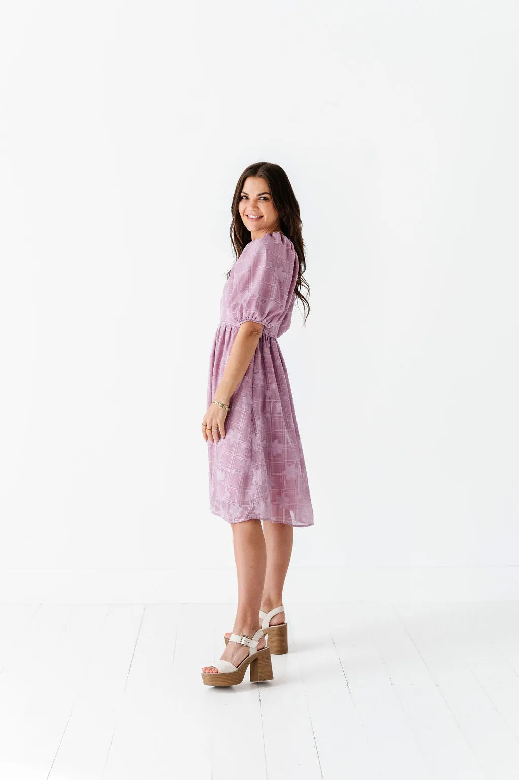 Julietta Dress in Lavender - Size 2X Left