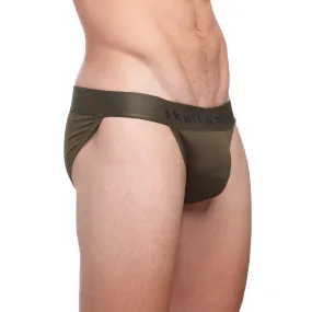 Just the Bones Sport Brief Army Green