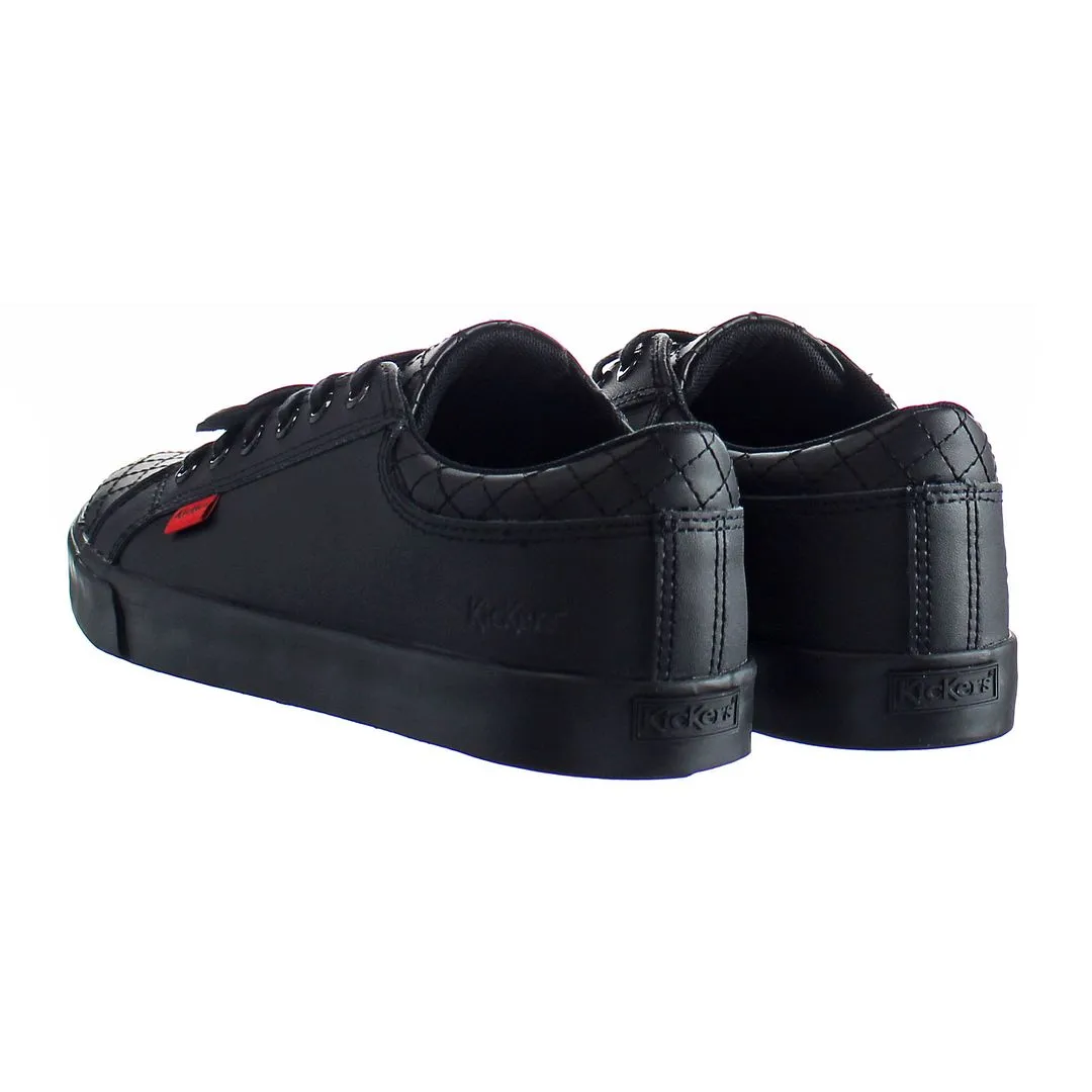 Kickers Tovni Y Quilt Kids Black Trainers