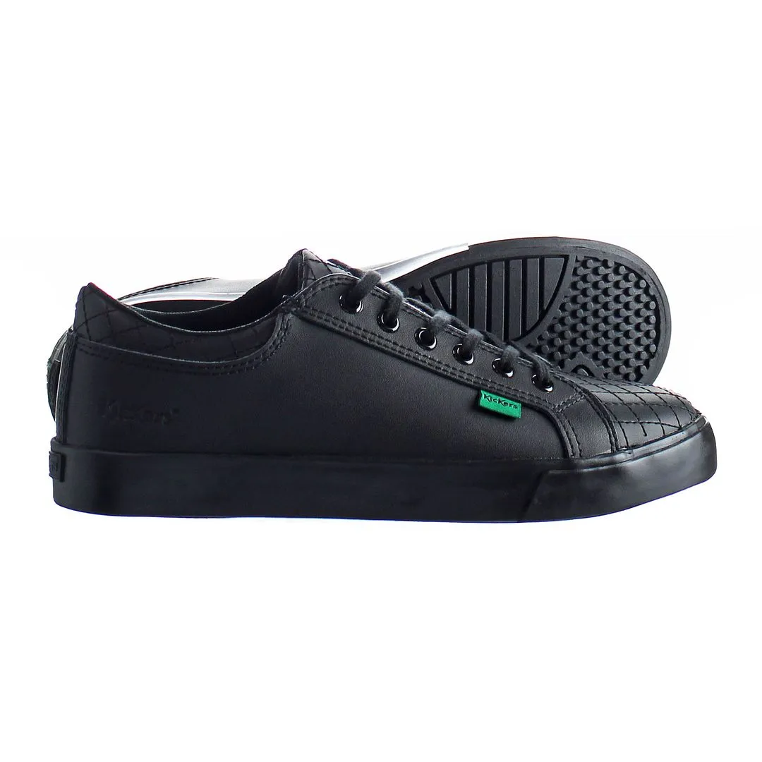 Kickers Tovni Y Quilt Kids Black Trainers