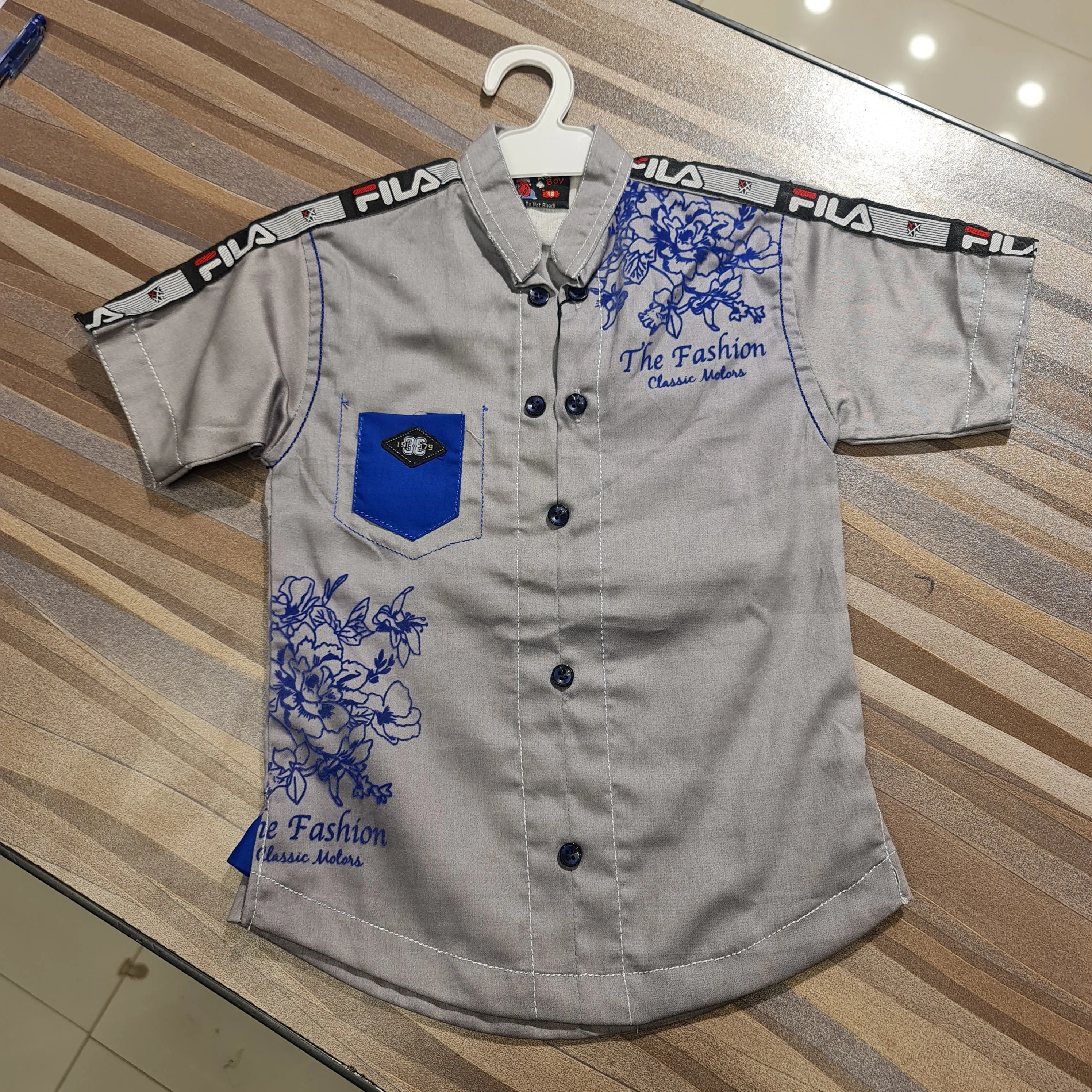 Kids Embroidery Shirt