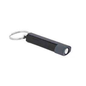 MATT GRAPHITE CIGAR CUTTER KEYRING