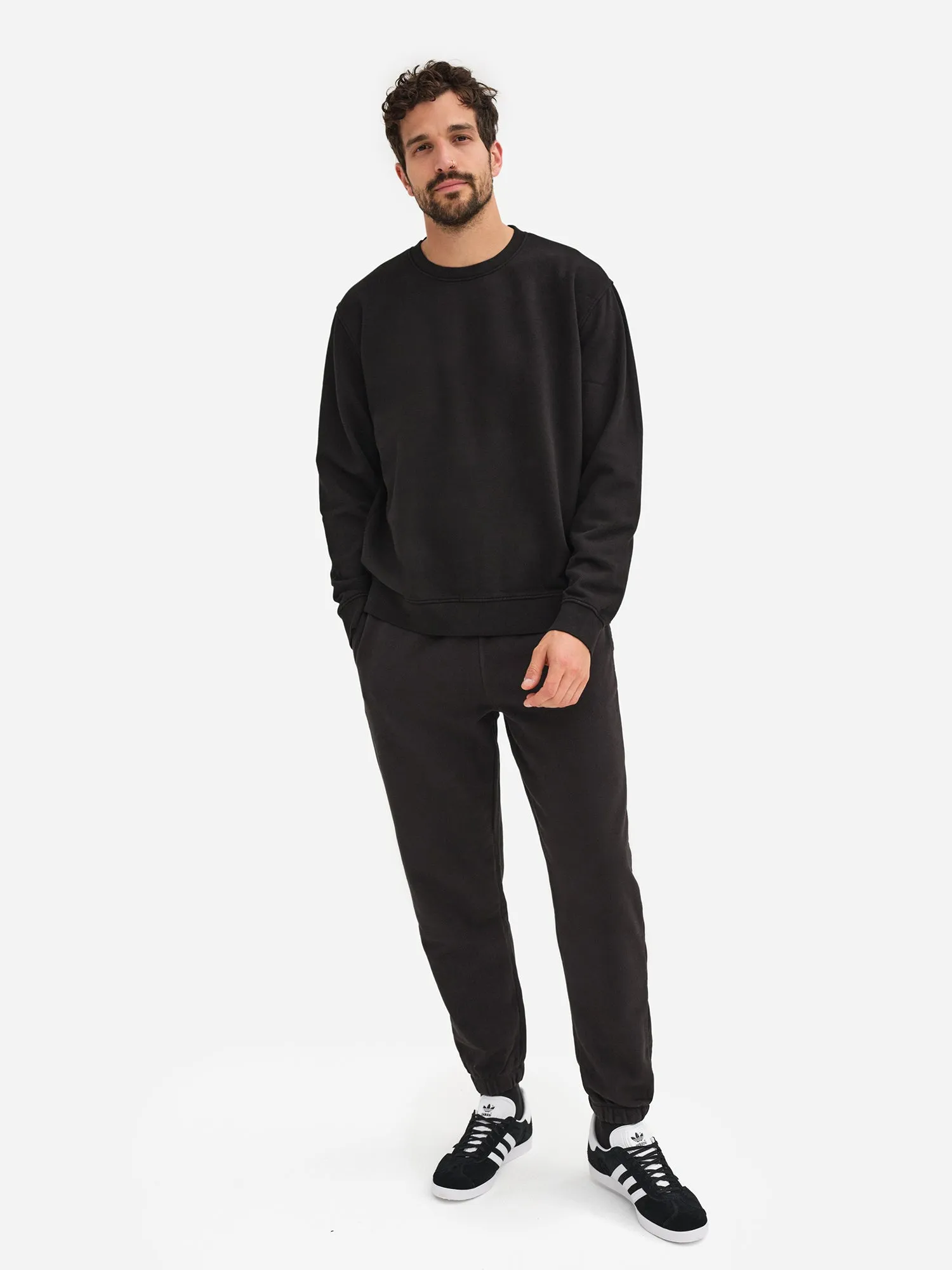 Men's Organic Fleece Crew Neck Sweatshirt