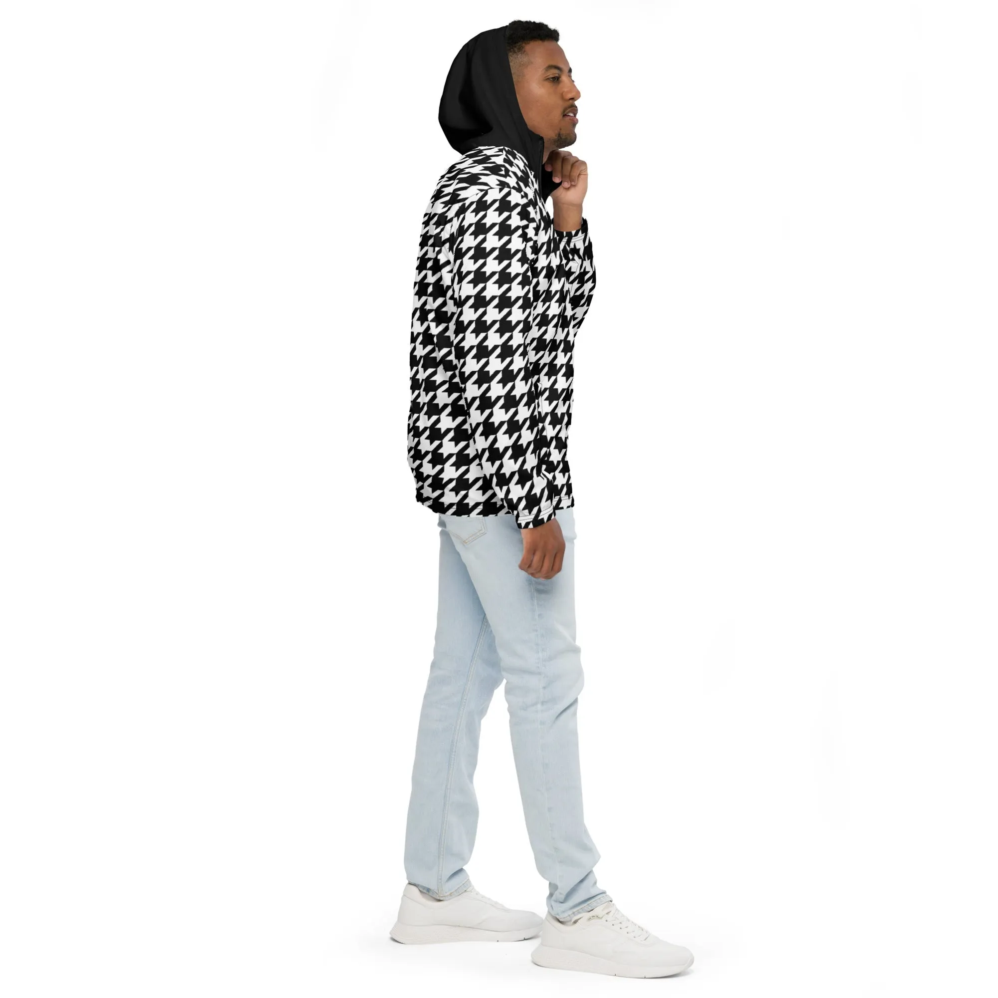 Men’s windbreaker Houndstooth