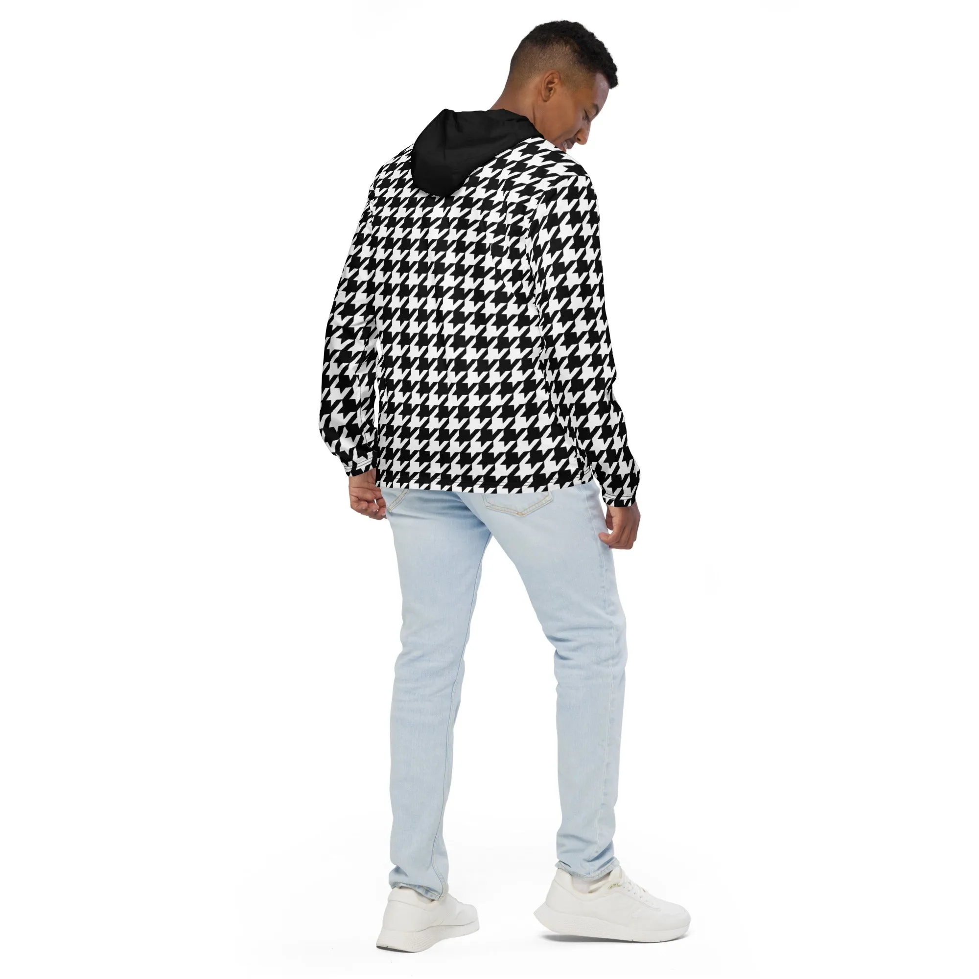 Men’s windbreaker Houndstooth