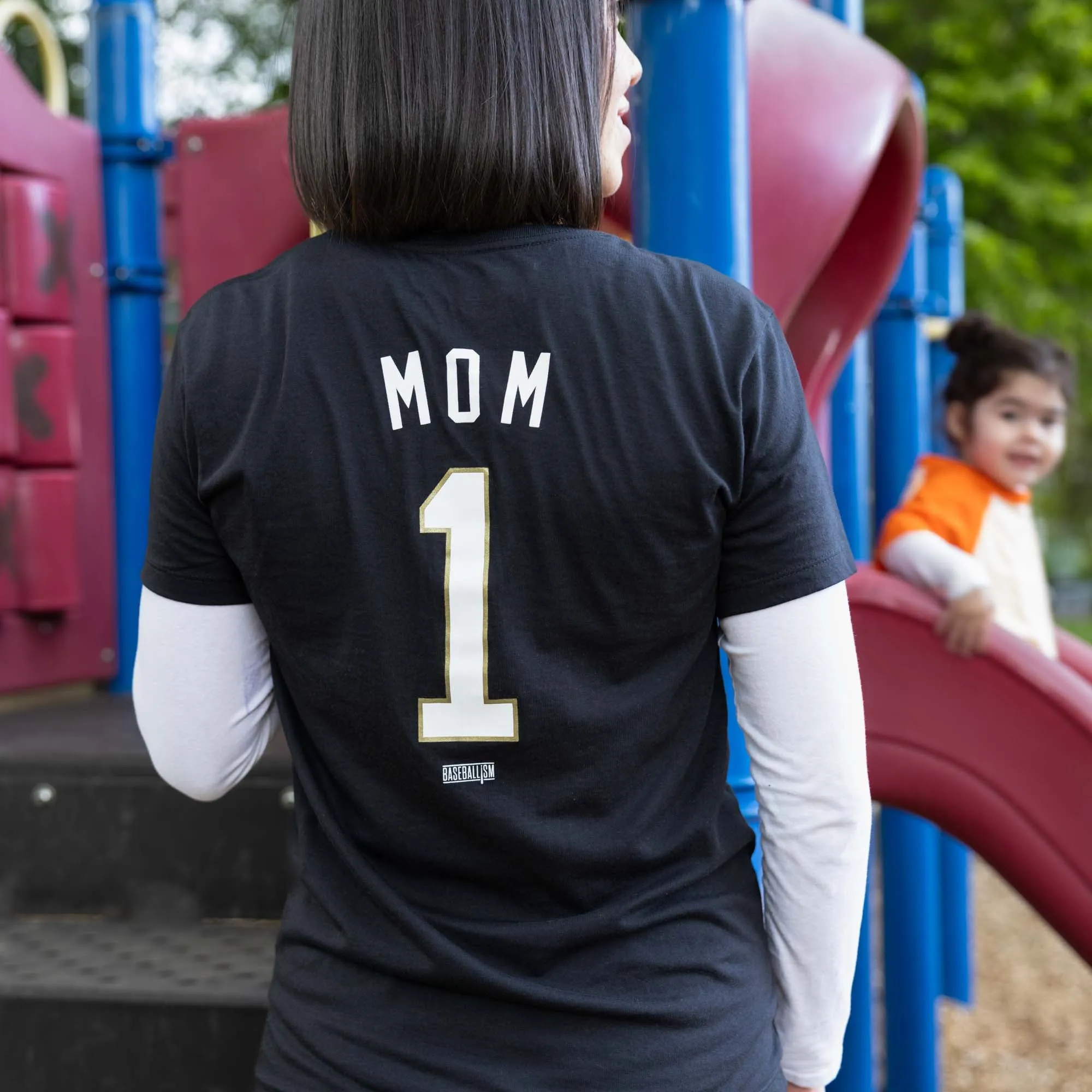 Mom's Number One - Women's Warm-Up Tee