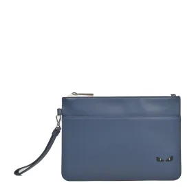 Navy Blue 7N0087 Small Bugs Smooth Leather Clutch (2019 model)