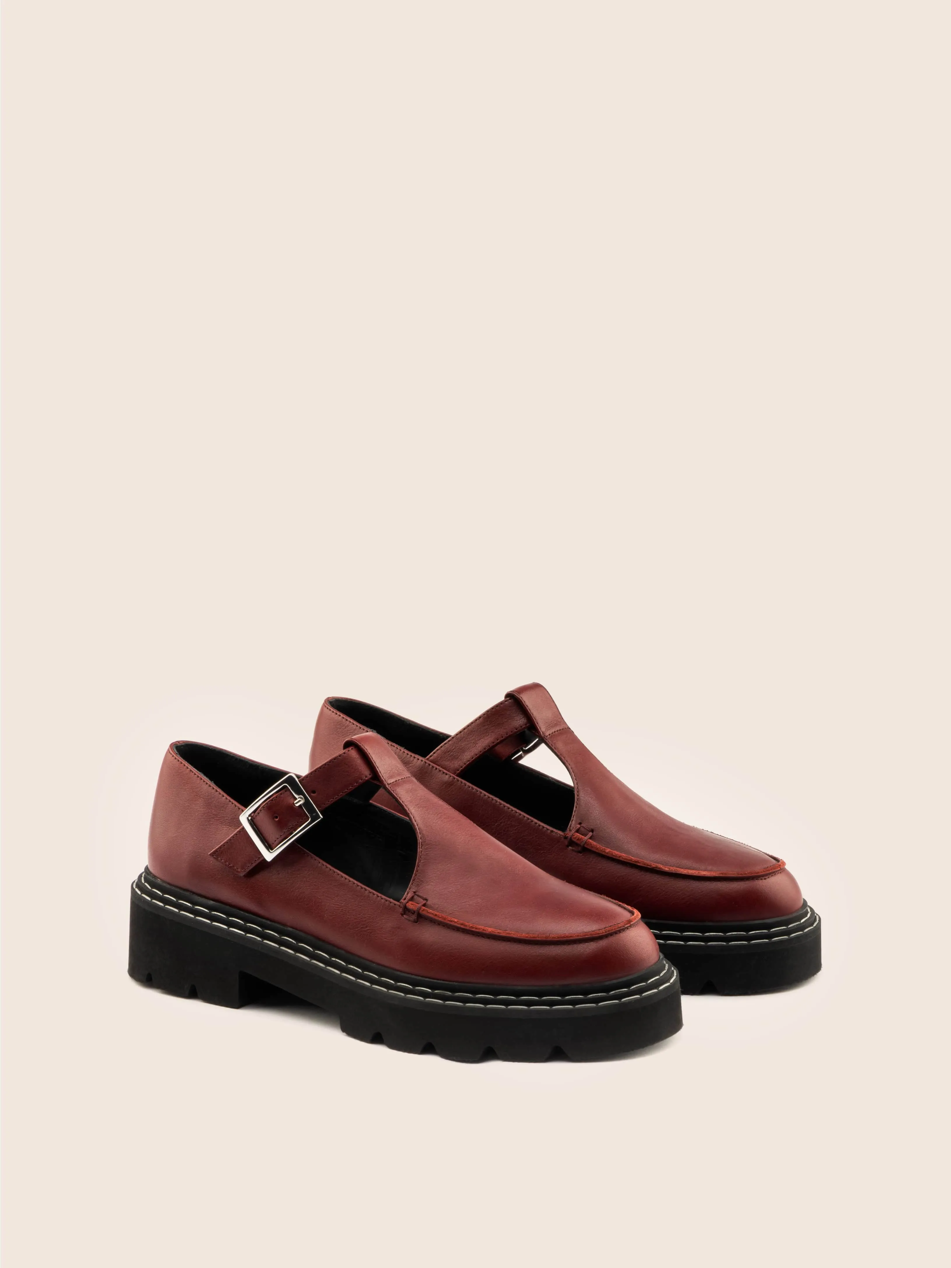 Neiva Oxblood Mary Jane