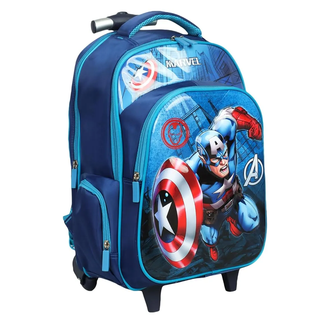 Novex Avenger Backpack with Trolly  (Blue)