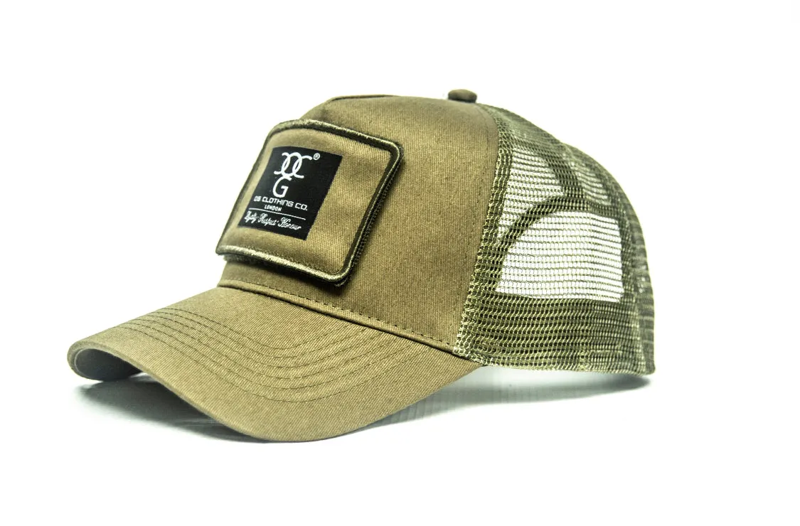 OG Trucker Patch army green