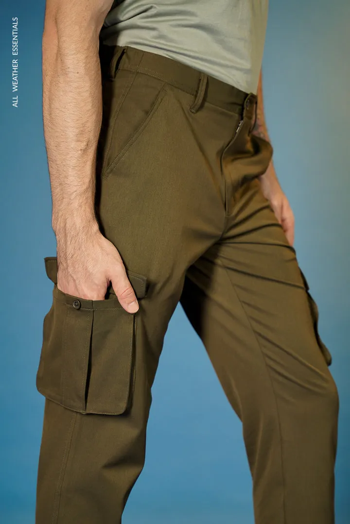 Olive All Weather Stretch Cargo Pants