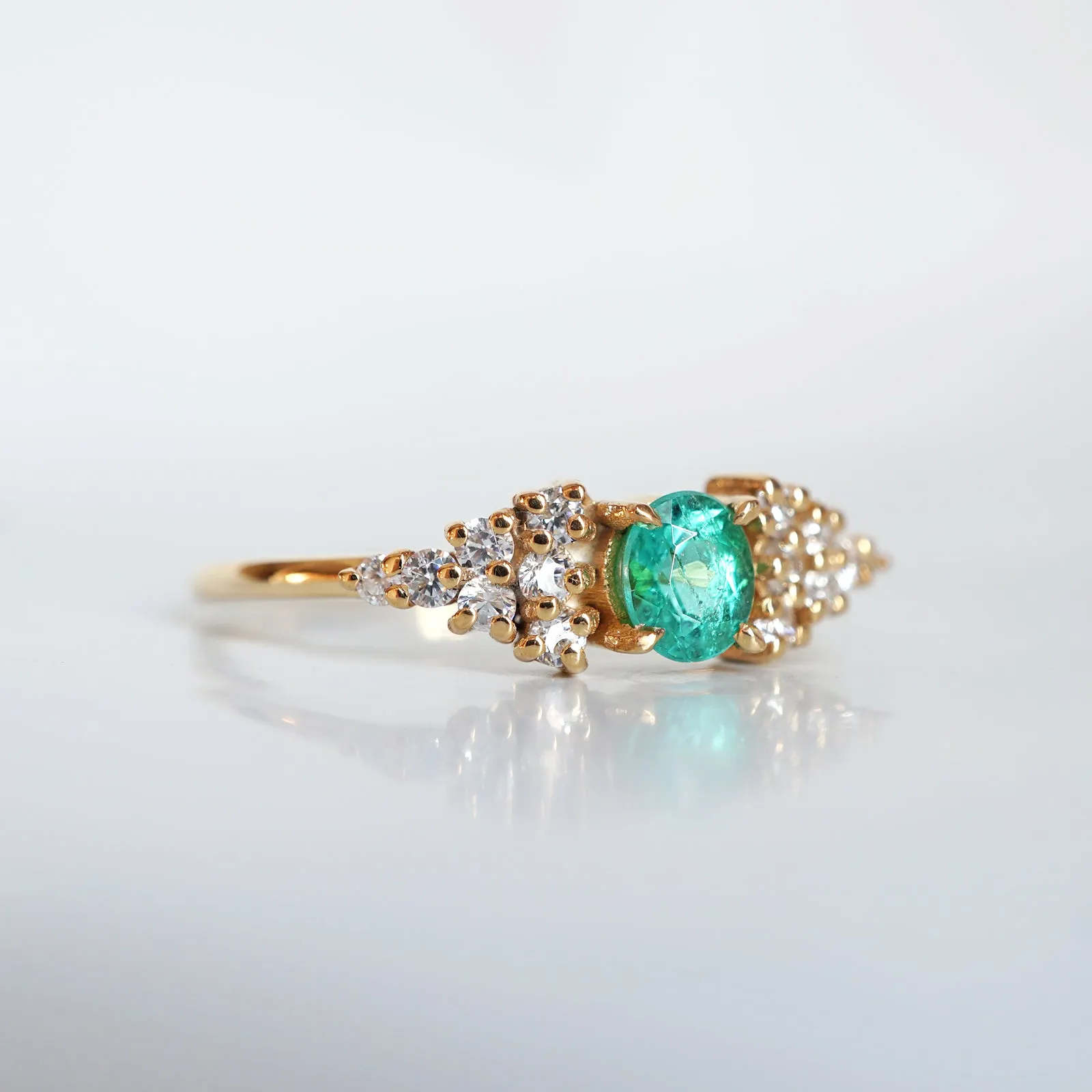 One Of A Kind: Paraiba Tourmaline Galactic Diamond Ring