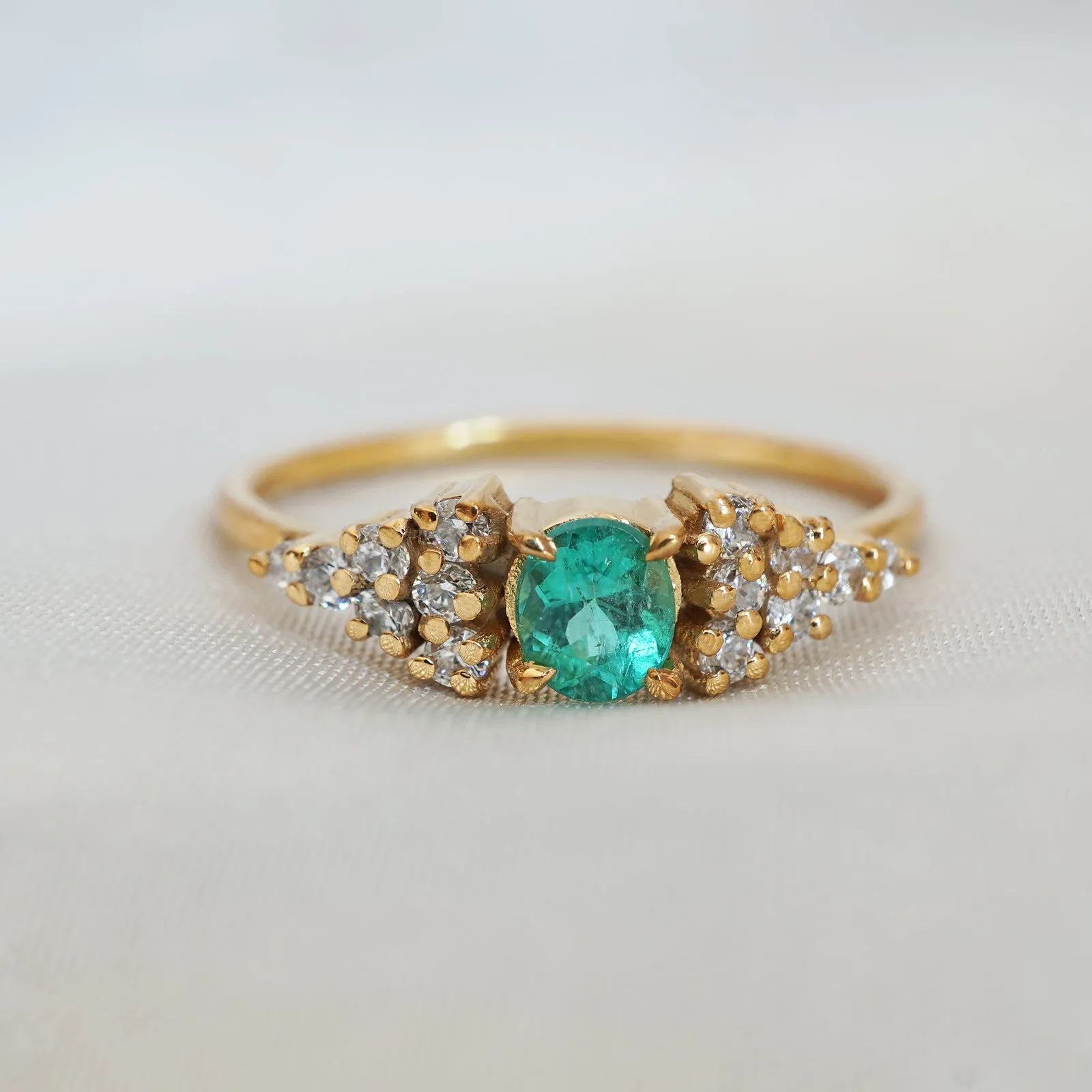 One Of A Kind: Paraiba Tourmaline Galactic Diamond Ring