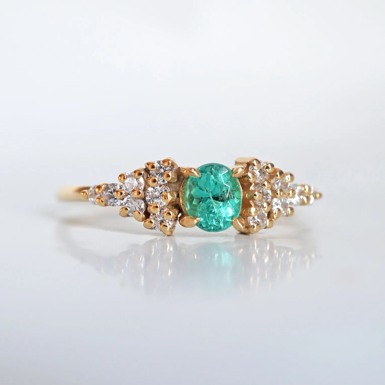 One Of A Kind: Paraiba Tourmaline Galactic Diamond Ring