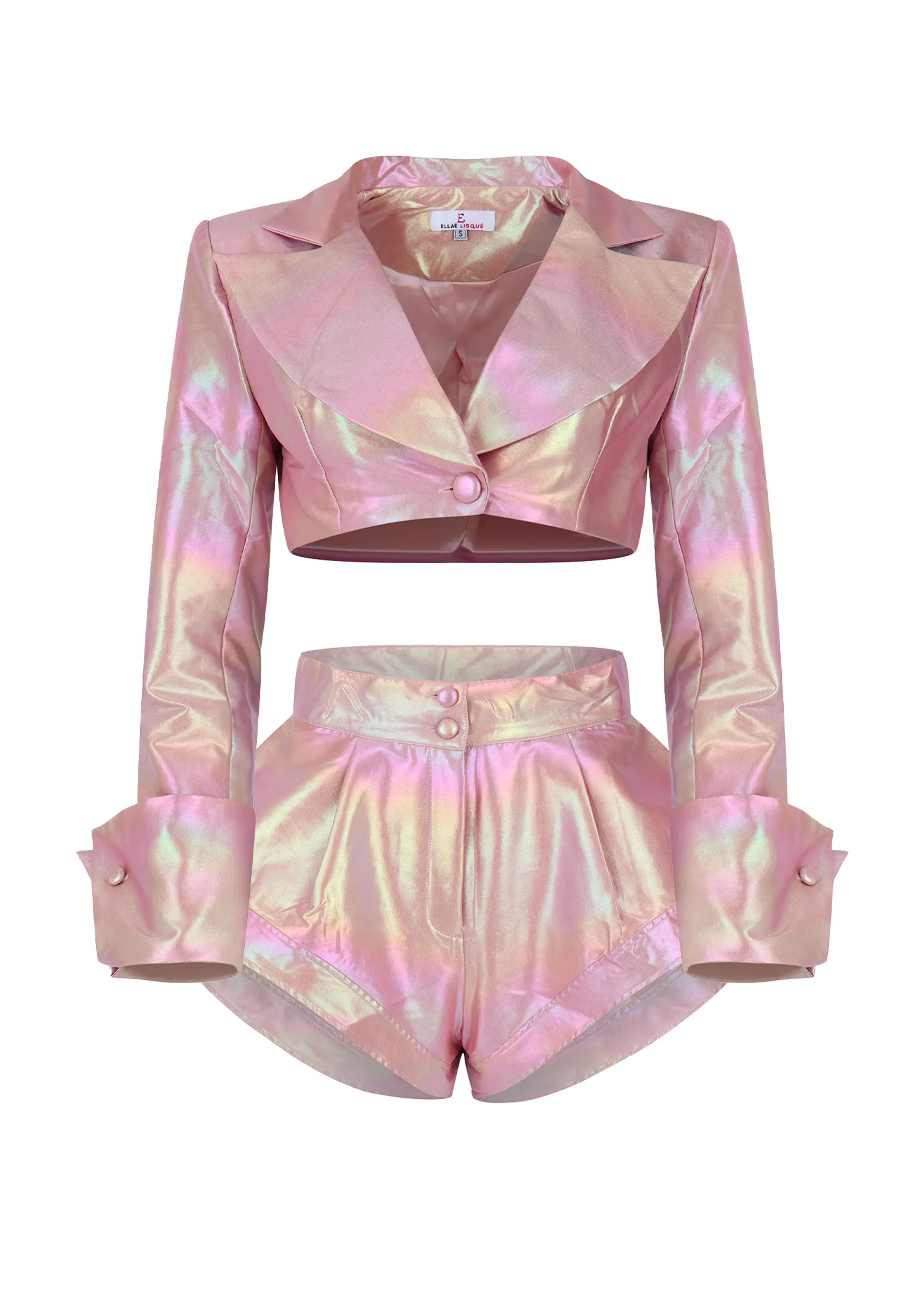 Out For The Day | Iridescent shorts set