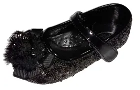 P726 Black Glitter (3-6y)