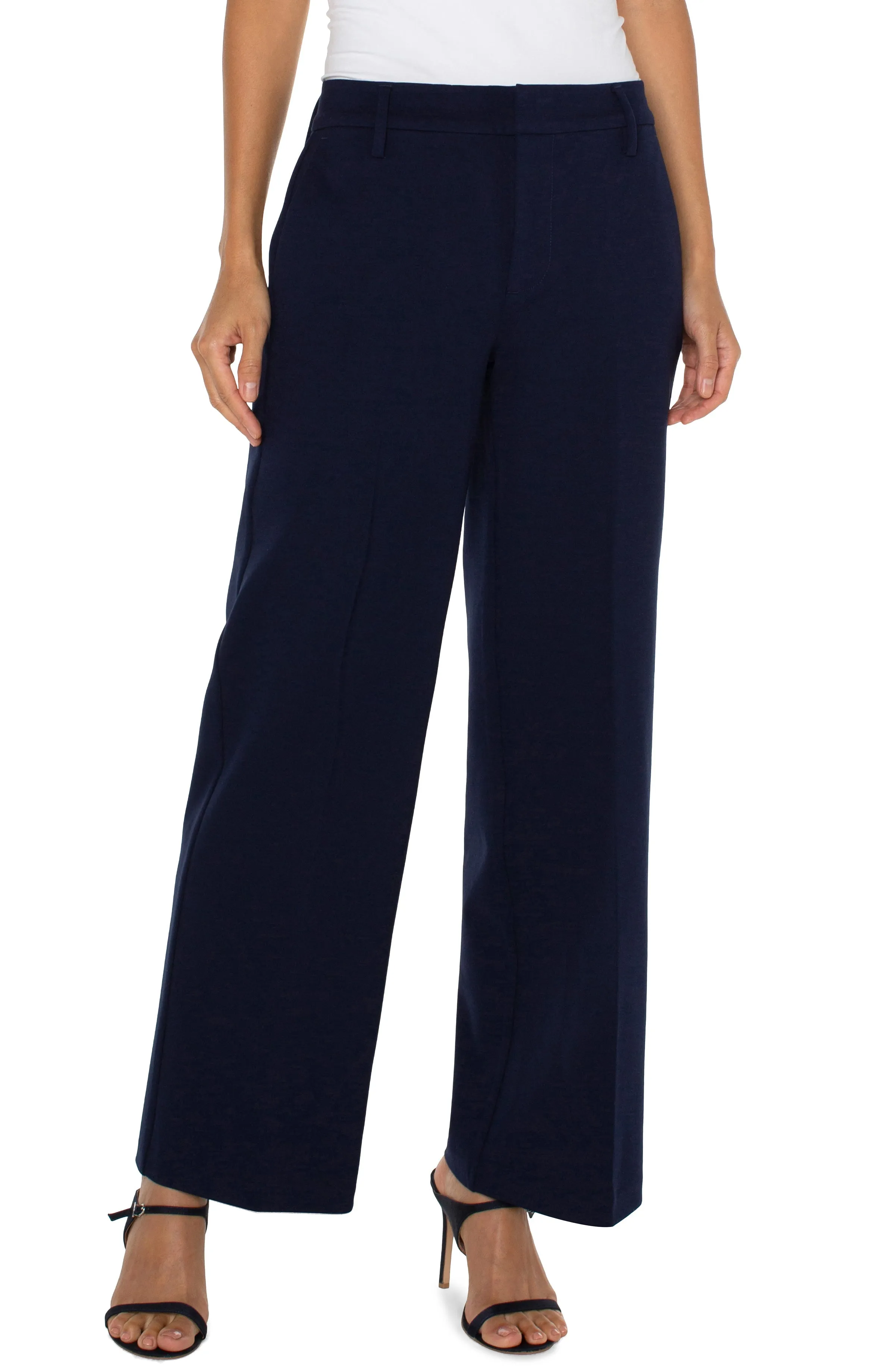 PETITE KELSEY WIDE LEG TROUSER