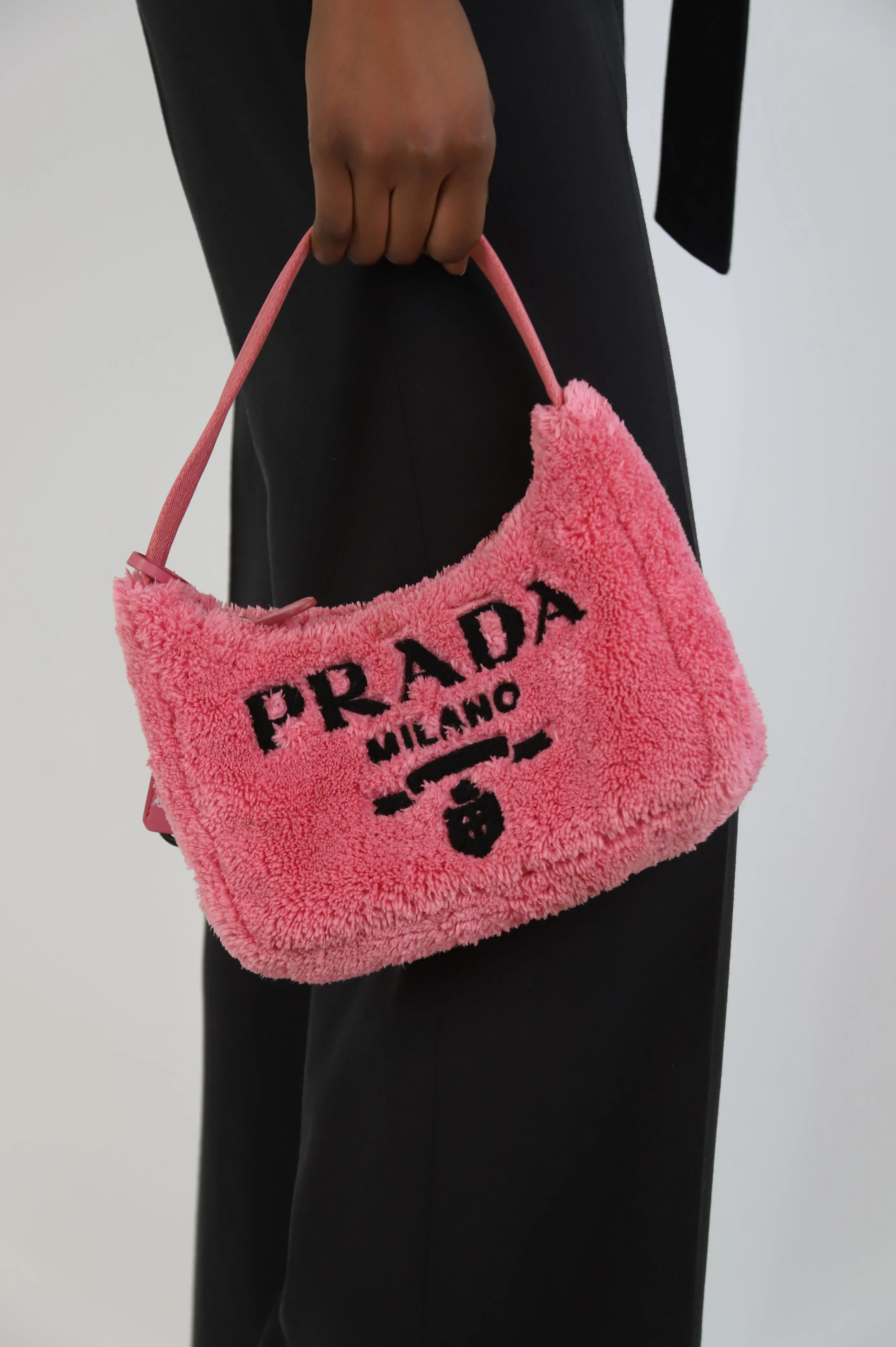 Pink Re-Edition 2000 terry mini bag