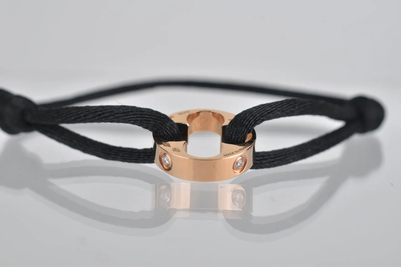 Q05335 Empreinte Bracelet Pink Gold And Diamonds