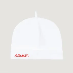 "Amour" Chaumont Beanie (White)