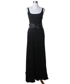 Ralph Lauren Black Silk Dress sz 8