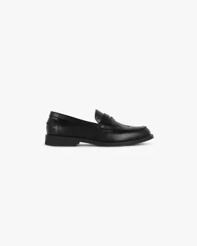 Represent X Duke   Dexter Leather Weave Loafer - Black