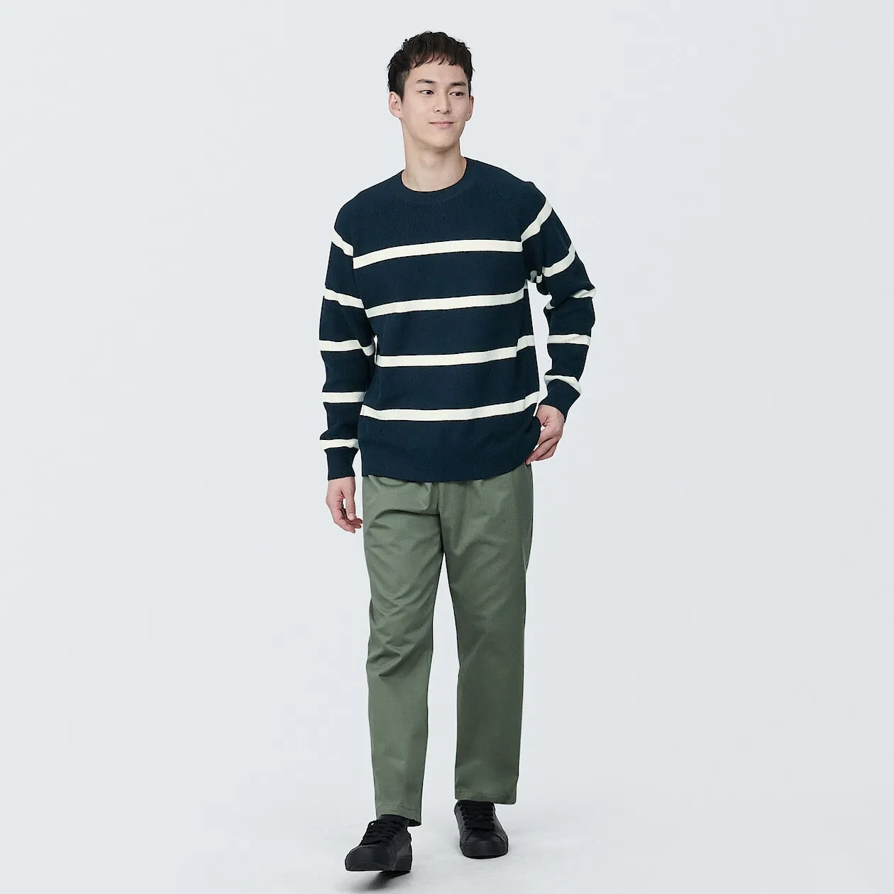 Ribbed Crewneck Sweater