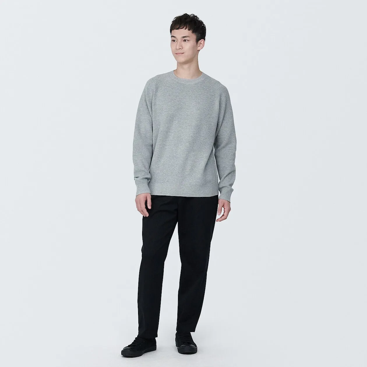 Ribbed Crewneck Sweater