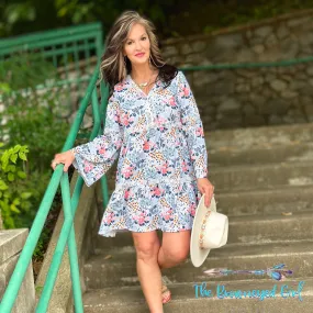 Rosalie Floral Lace Boho Dress