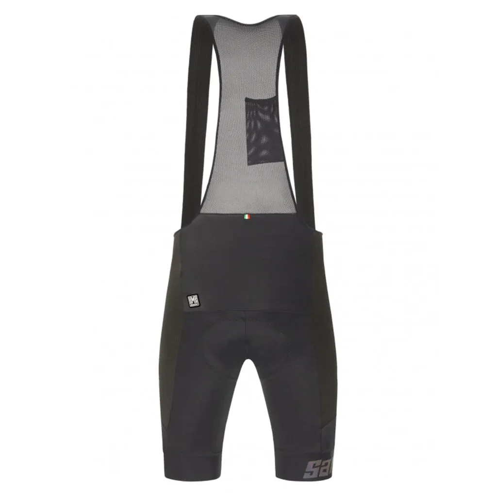 Santini Impact Anti-Abrasion Bibshorts - Black