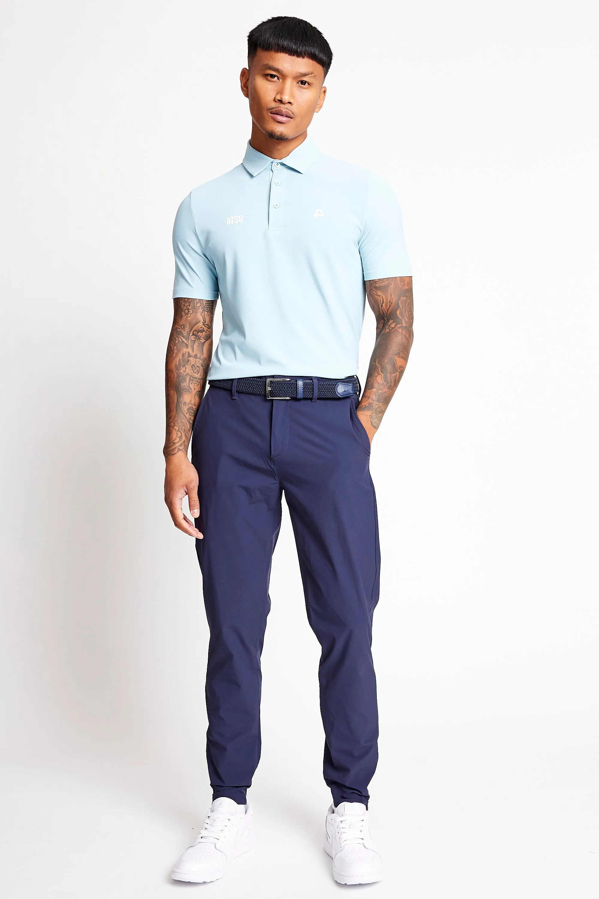 Slim Fit Polo  - Baby Blue