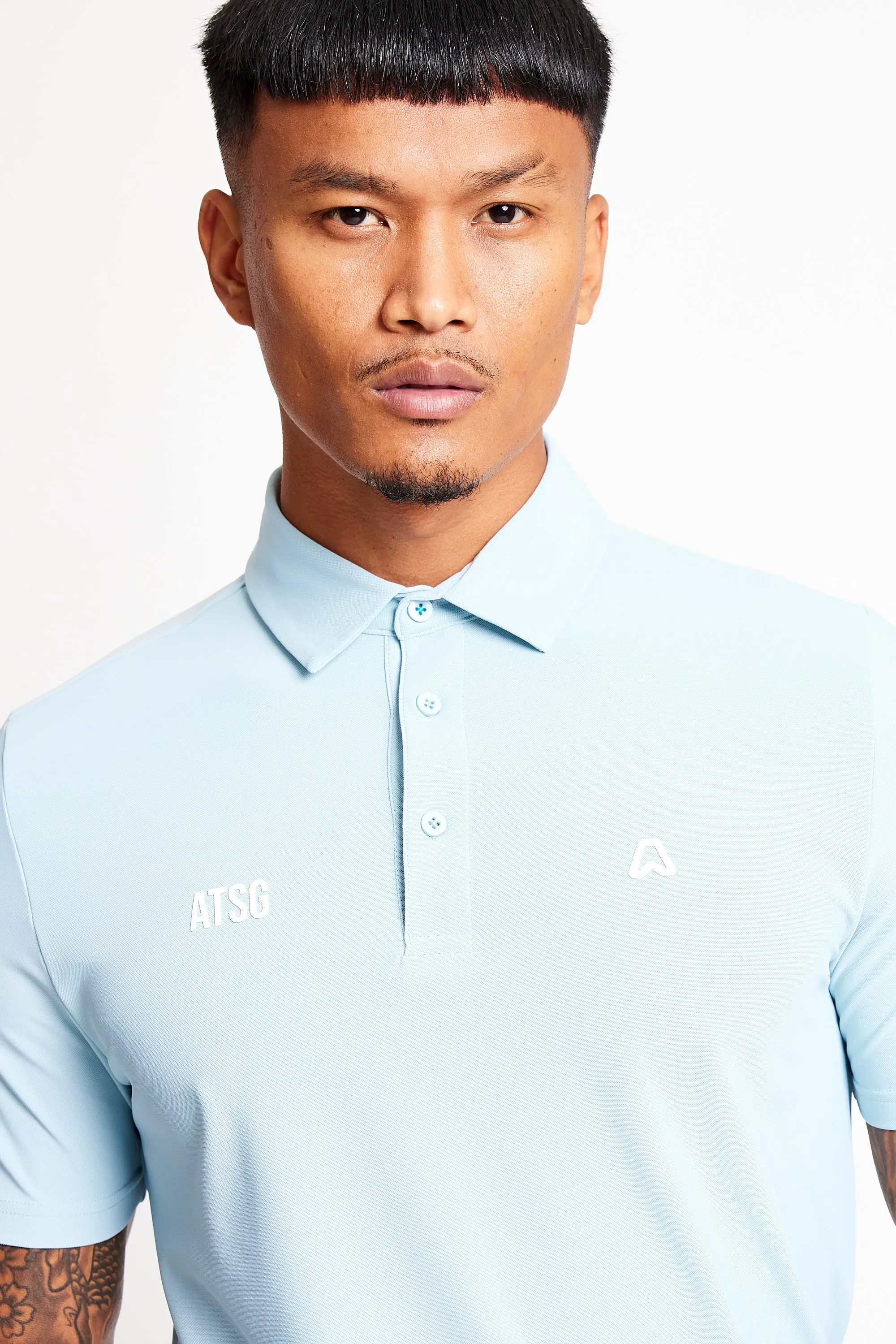 Slim Fit Polo  - Baby Blue